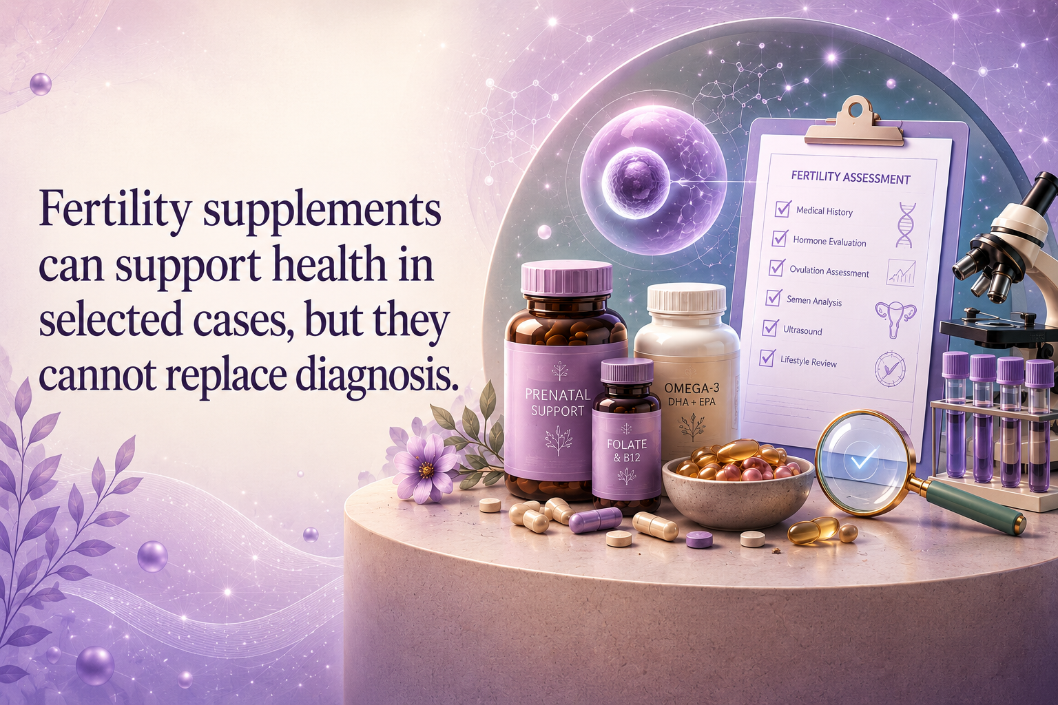 That drawer full of fertility supplements may not be the plan you need