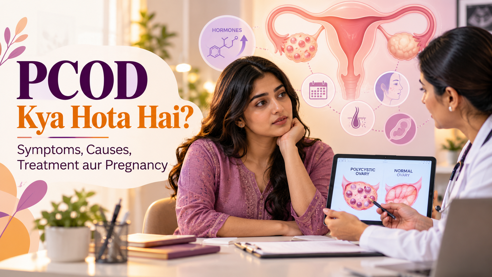 PCOD Kya Hota Hai? Symptoms, Causes, Treatment aur Pregnancy par Asar